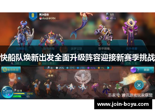 快船队焕新出发全面升级阵容迎接新赛季挑战 快船队焕新出发全面升级阵容迎接新赛季挑战
